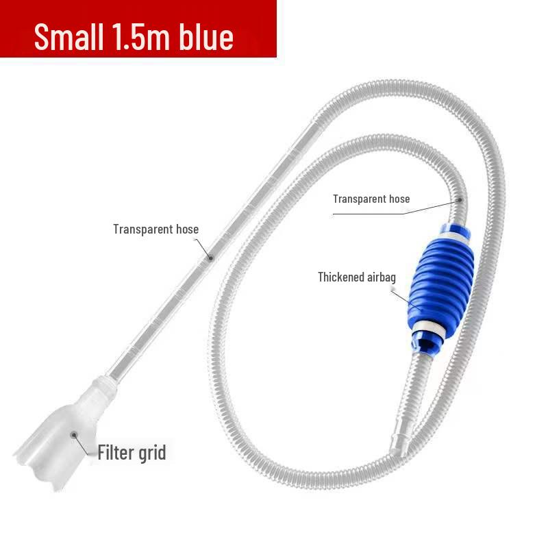 Aquarium Water Changer: Siphon Tube Pump for Cleaning Sand and Removing Debris
Aquarium Water Changer: Siphon Tube Pump for Cleaning Sand and Removing Debris