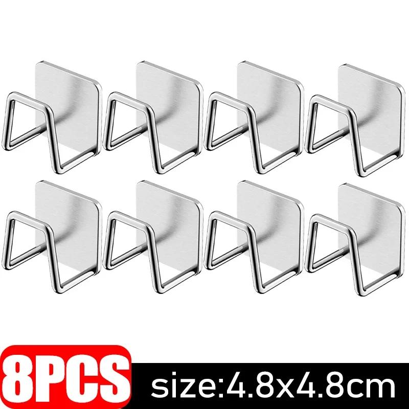 1-20x Stainless Steel Kitchen Sponge Holder Wall-Mounted Scrubber Racks with Strong Adhesive Multi-Functional Draining Hooks
1-20x Stainless Steel Kitchen Sponge Holder Wall-Mounted Scrubber Racks with Strong Adhesive Multi-Functional Draining Hooks