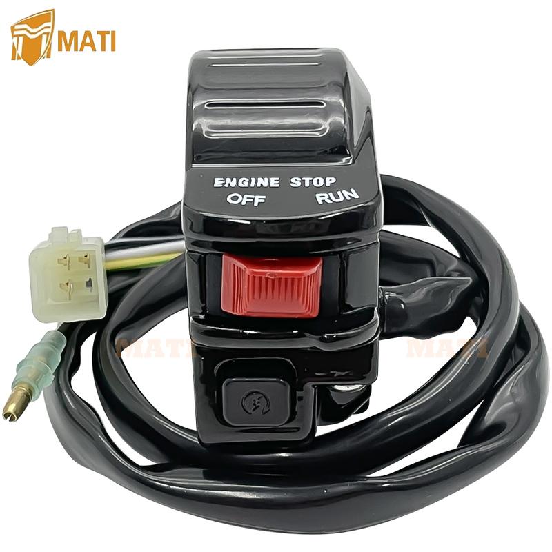 Handlebar Control Switch Start Kill Stop Button for Suzuki QuadSport 80 LT80 1987-2006 37400-40B02
Handlebar Control Switch Start Kill Stop Button for Suzuki QuadSport 80 LT80 1987-2006 37400-40B02