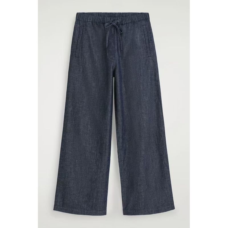 2025 Summer New Minimalist C * S Style Women clothes Casual Version Drawstring Waist Wide Leg Jeans Dark Blue 32
2025 Summer New Minimalist C * S Style Women clothes Casual Version Drawstring Waist Wide Leg Jeans Dark Blue 32