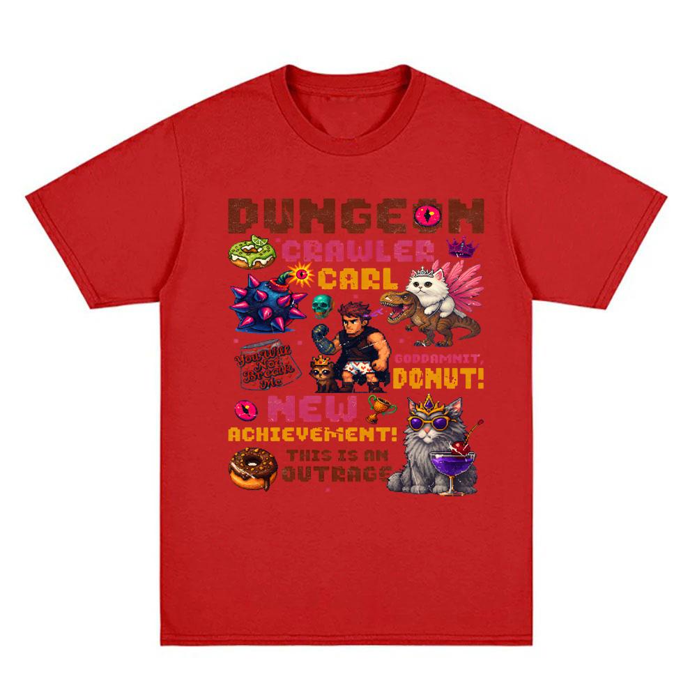 Dungeon Crawler Carl Pixel Art T-Shirt Summer Casual O-neck Tshirt New Style 100%Cotton Comfortable Short Sleeve Tops XXL червоний
Dungeon Crawler Carl Pixel Art T-Shirt Summer Casual O-neck Tshirt New Style 100%Cotton Comfortable Short Sleeve Tops XXL червоний