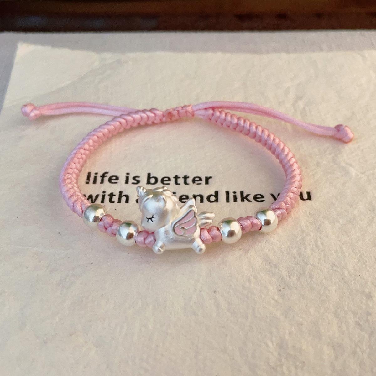 Sterling Silver 999 Unicorn Zodiac Horse Bracelet - Peace, Joy, and Auspicious Year Gift
Sterling Silver 999 Unicorn Zodiac Horse Bracelet - Peace, Joy, and Auspicious Year Gift