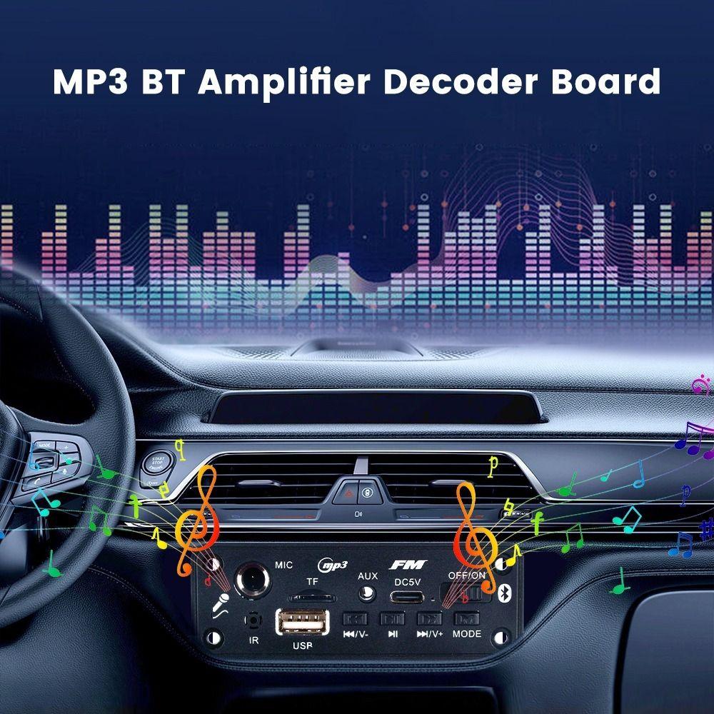Wireless Bluetooth Audio Amplified Decoding Module FM Radio Module FM Radio Module WMA чорний
Wireless Bluetooth Audio Amplified Decoding Module FM Radio Module FM Radio Module WMA чорний