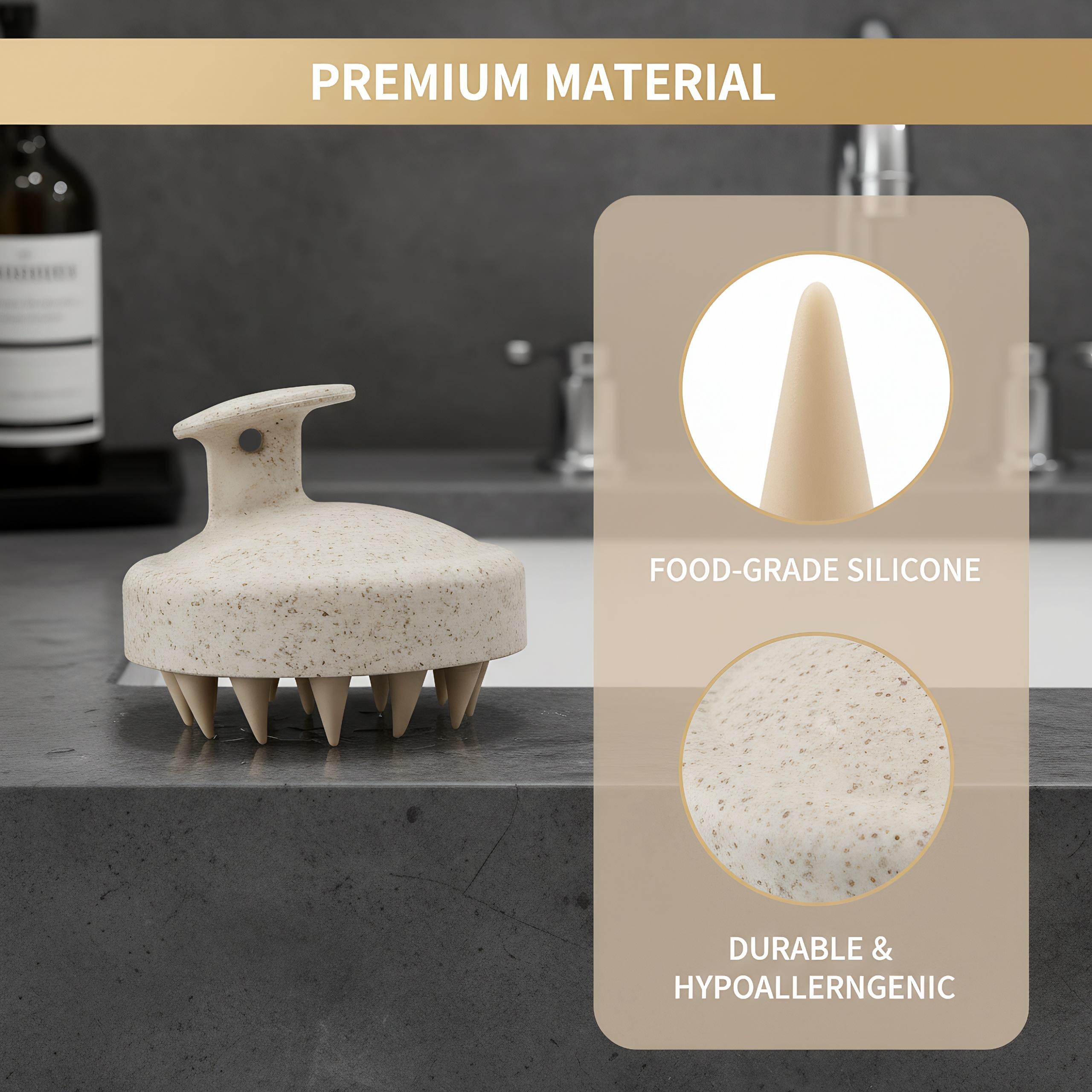 Eco-Friendly Wheat Straw Scalp Massager Shampoo Brush Ergonomic Grip 8x6.5cm Deep Cleansing Travel Friendly Hair Tool United States
Eco-Friendly Wheat Straw Scalp Massager Shampoo Brush Ergonomic Grip 8x6.5cm Deep Cleansing Travel Friendly Hair Tool United States