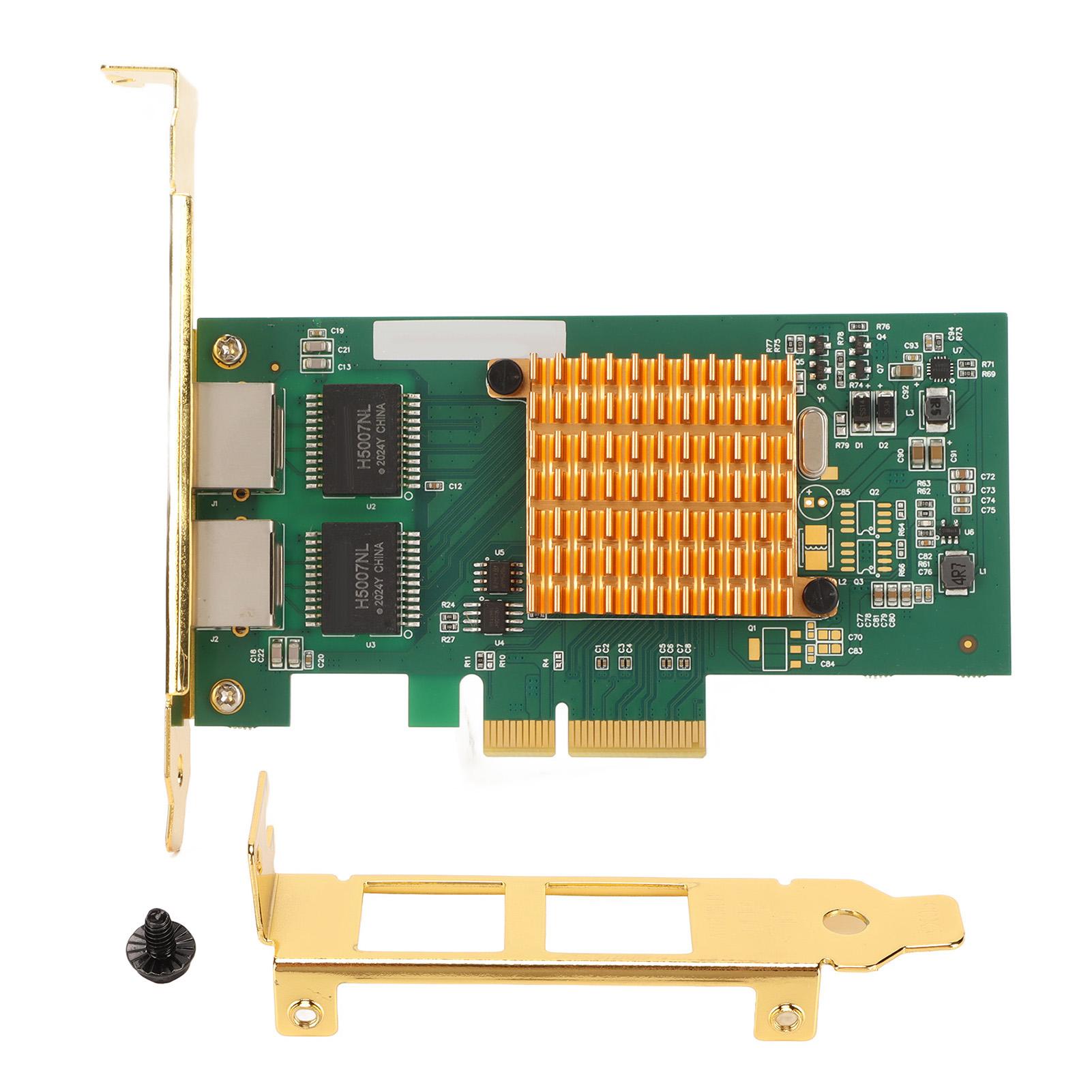 PCI Express Network Card 2 Port Gigabit NIC 2 RJ45 Ports Fast Ethernet PCI Express Network Adapter
PCI Express Network Card 2 Port Gigabit NIC 2 RJ45 Ports Fast Ethernet PCI Express Network Adapter