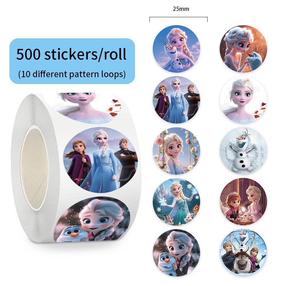 500pcs/Roll Frozen Princess Elsa Cartoon Sealing Sticker DIY PVC Laptop Decals Decoration Stiker Reward Gift Toys 1roll
500pcs/Roll Frozen Princess Elsa Cartoon Sealing Sticker DIY PVC Laptop Decals Decoration Stiker Reward Gift Toys 1roll