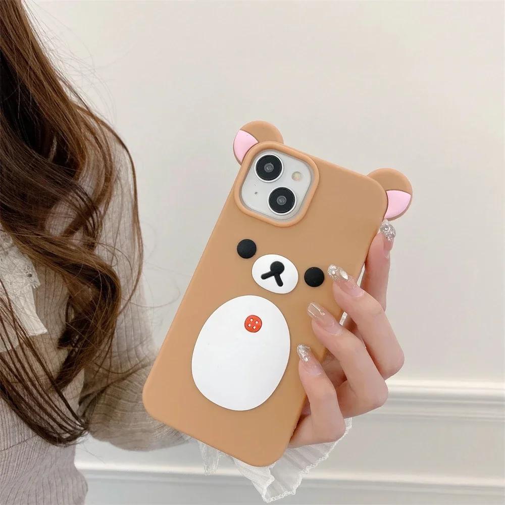 Pink Ears Big Mouth Bear Silicone Case for IPhone 12 13 14 15 16 Pro Max 11 15Pro 16Pro IPhone16 ProMax Cartoon Cute Phone Cover iPhone 15 Pro Max коричневий
Pink Ears Big Mouth Bear Silicone Case for IPhone 12 13 14 15 16 Pro Max 11 15Pro 16Pro IPhone16 ProMax Cartoon Cute Phone Cover iPhone 15 Pro Max коричневий