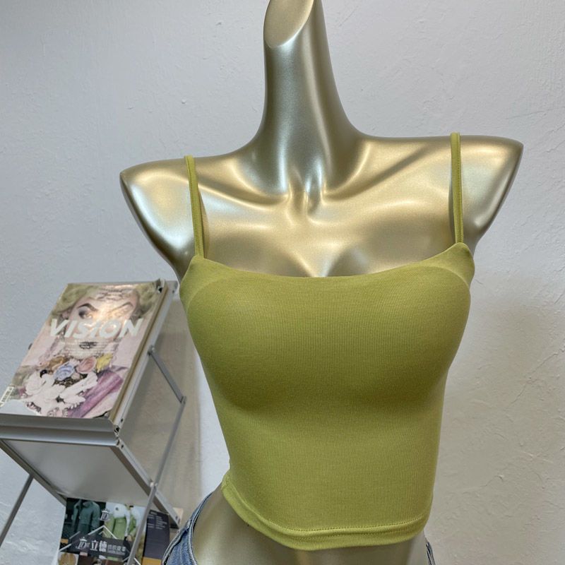 Женские топы из хлопка с подушечками на груди, винтажная майка с тонкими бретелями, однотонные топы, нижняя рубашка XL жёлтый
Женские топы из хлопка с подушечками на груди, винтажная майка с тонкими бретелями, однотонные топы, нижняя рубашка XL жёлтый