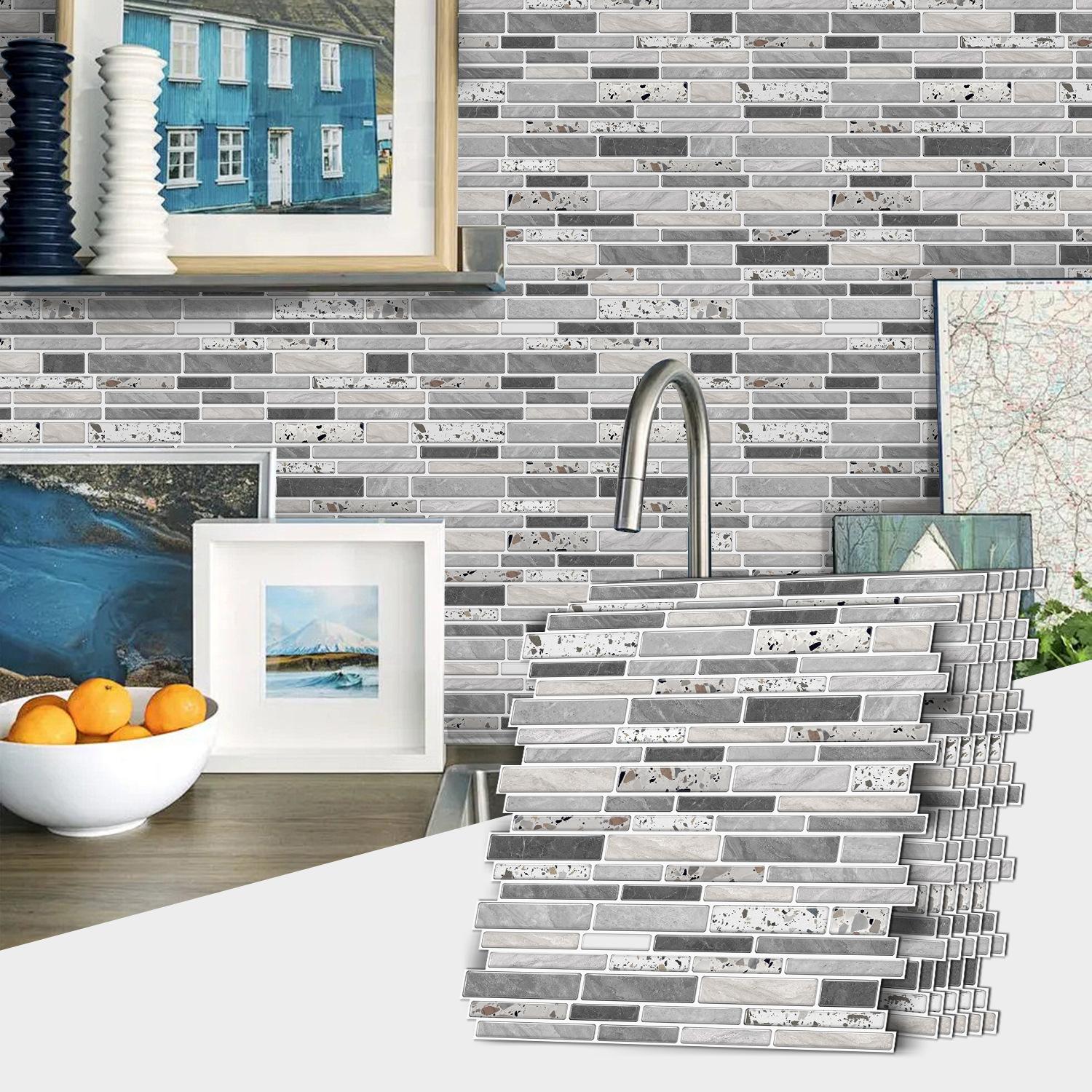 Marble Mosaic Tile Sticker, Kitchen Bathroom Pvc Waterproof Self-Adhesive Wall Sticker Imitation Epoxy Home Wallpaper 1 piece
Marble Mosaic Tile Sticker, Kitchen Bathroom Pvc Waterproof Self-Adhesive Wall Sticker Imitation Epoxy Home Wallpaper 1 piece