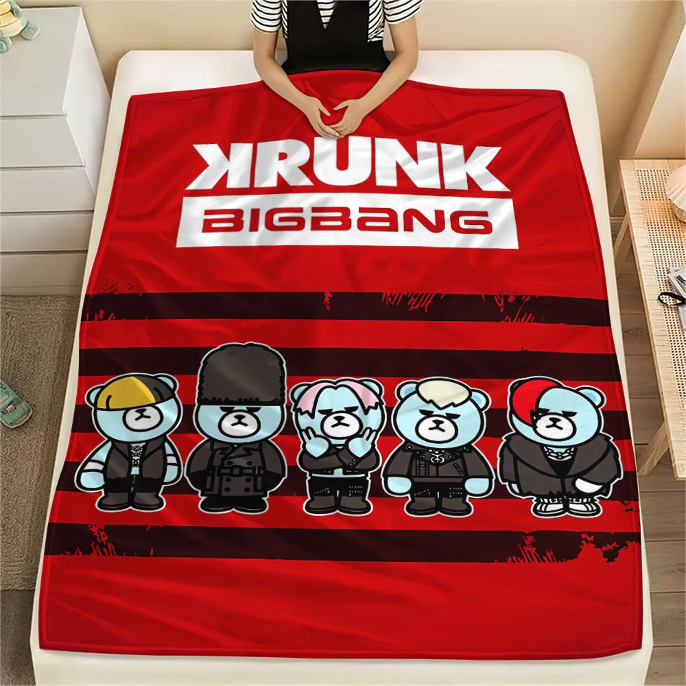 1 шт. Фланелевое одеяло с принтом BIGBANG, Высокое качество, Для всех сезонов, Декор для дома, Тепло и уют, Идеально для рождественских подарков 80cm x 120cm
1 шт. Фланелевое одеяло с принтом BIGBANG, Высокое качество, Для всех сезонов, Декор для дома, Тепло и уют, Идеально для рождественских подарков 80cm x 120cm