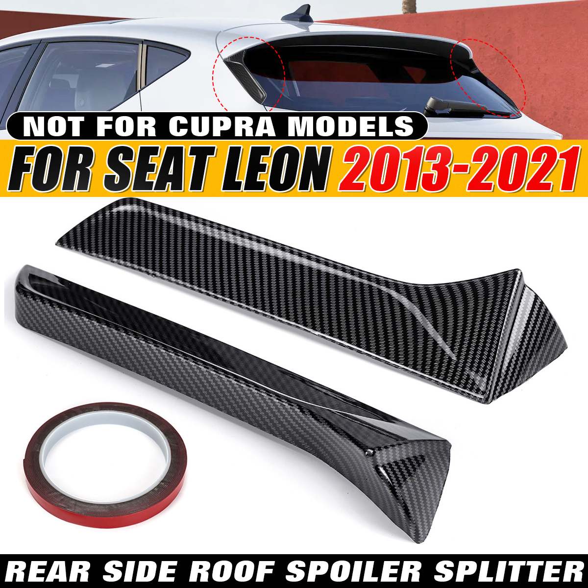 Пара заднего окна боковой спойлер крыло Canard для Seat Leon 5F FR Mk3 MK3.5 2013-2021 задний багажник спойлер губа боковой край задний клапан
Пара заднего окна боковой спойлер крыло Canard для Seat Leon 5F FR Mk3 MK3.5 2013-2021 задний багажник спойлер губа боковой край задний клапан