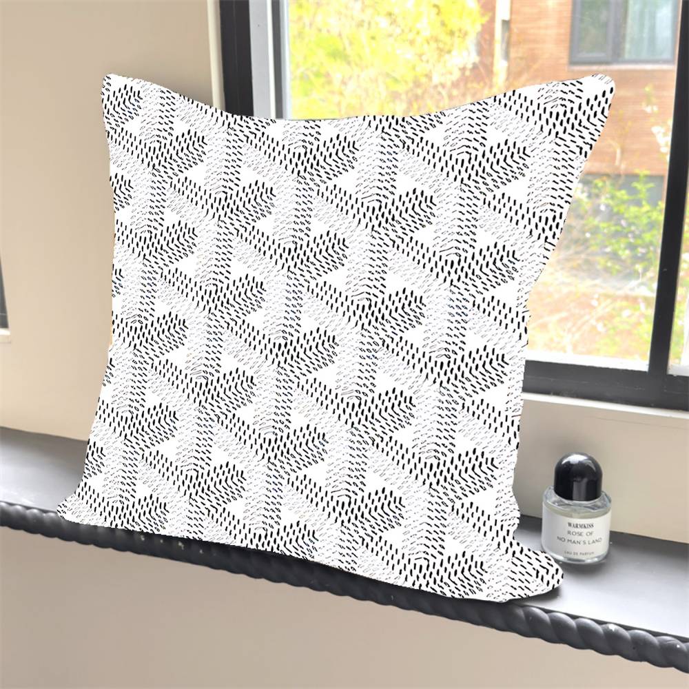 1PC Emed Dog Tooth Design Pillow Case Square Bedroom Sofa Leisure Comfort Cushion Car Home Decoration 12x12Inch
1PC Emed Dog Tooth Design Pillow Case Square Bedroom Sofa Leisure Comfort Cushion Car Home Decoration 12x12Inch
