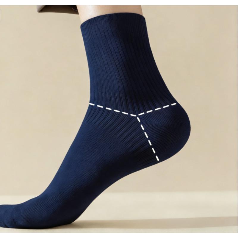 Spring and Summer Breathable Cotton Socks - Plain Vertical Stripes - Solid Color Mid-Calf Socks - Simple Style Men s Socks 1 pair темно-синього кольору
Spring and Summer Breathable Cotton Socks - Plain Vertical Stripes - Solid Color Mid-Calf Socks - Simple Style Men s Socks 1 pair темно-синього кольору