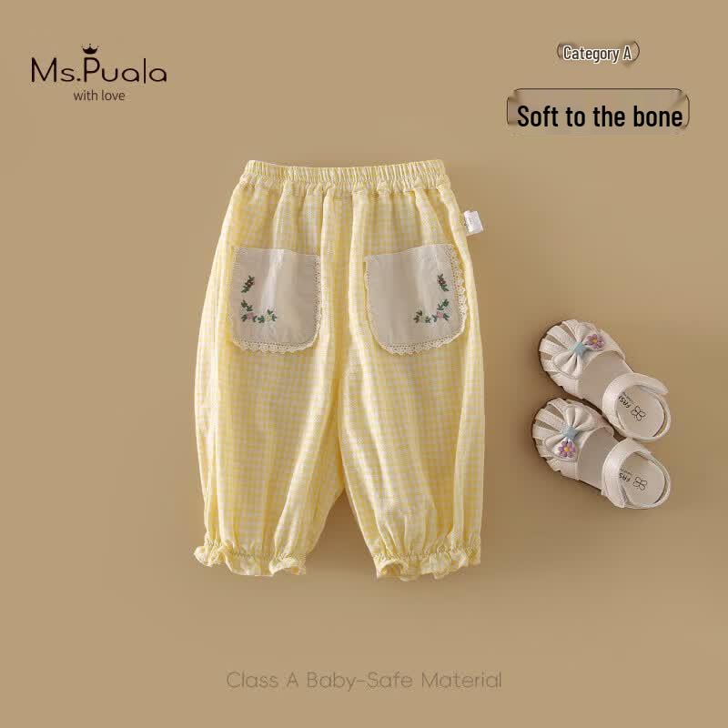 MS.PUALA Infant Girls Plaid Summer Pants 90
MS.PUALA Infant Girls Plaid Summer Pants 90
