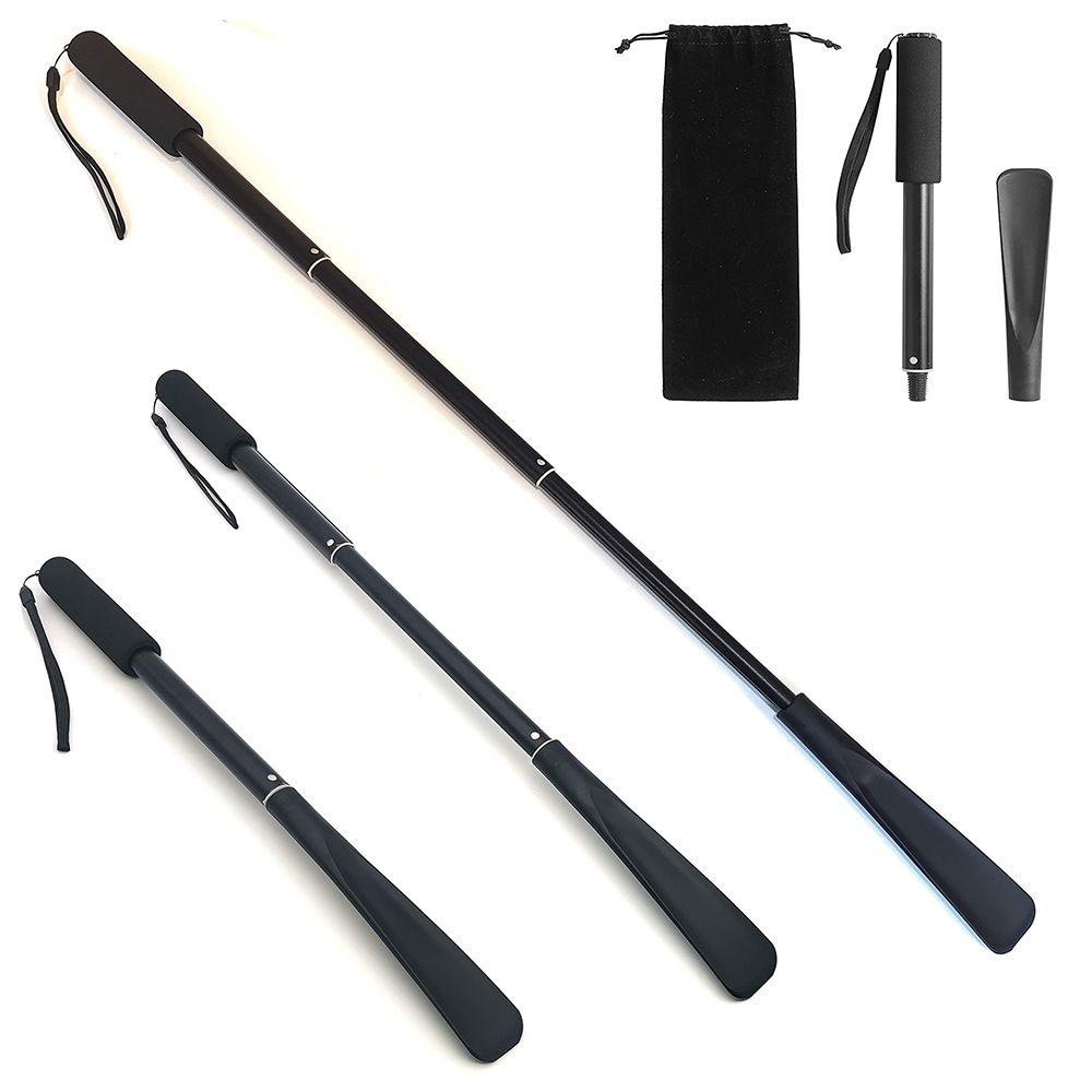 Ручка регулируемая длина алюминиевый сплав выдвижная длинная ручка 17-33 дюйма телескопическая металлическая рожок для обуви 
Ручка регулируемая длина алюминиевый сплав выдвижная длинная ручка 17-33 дюйма телескопическая металлическая рожок для обуви