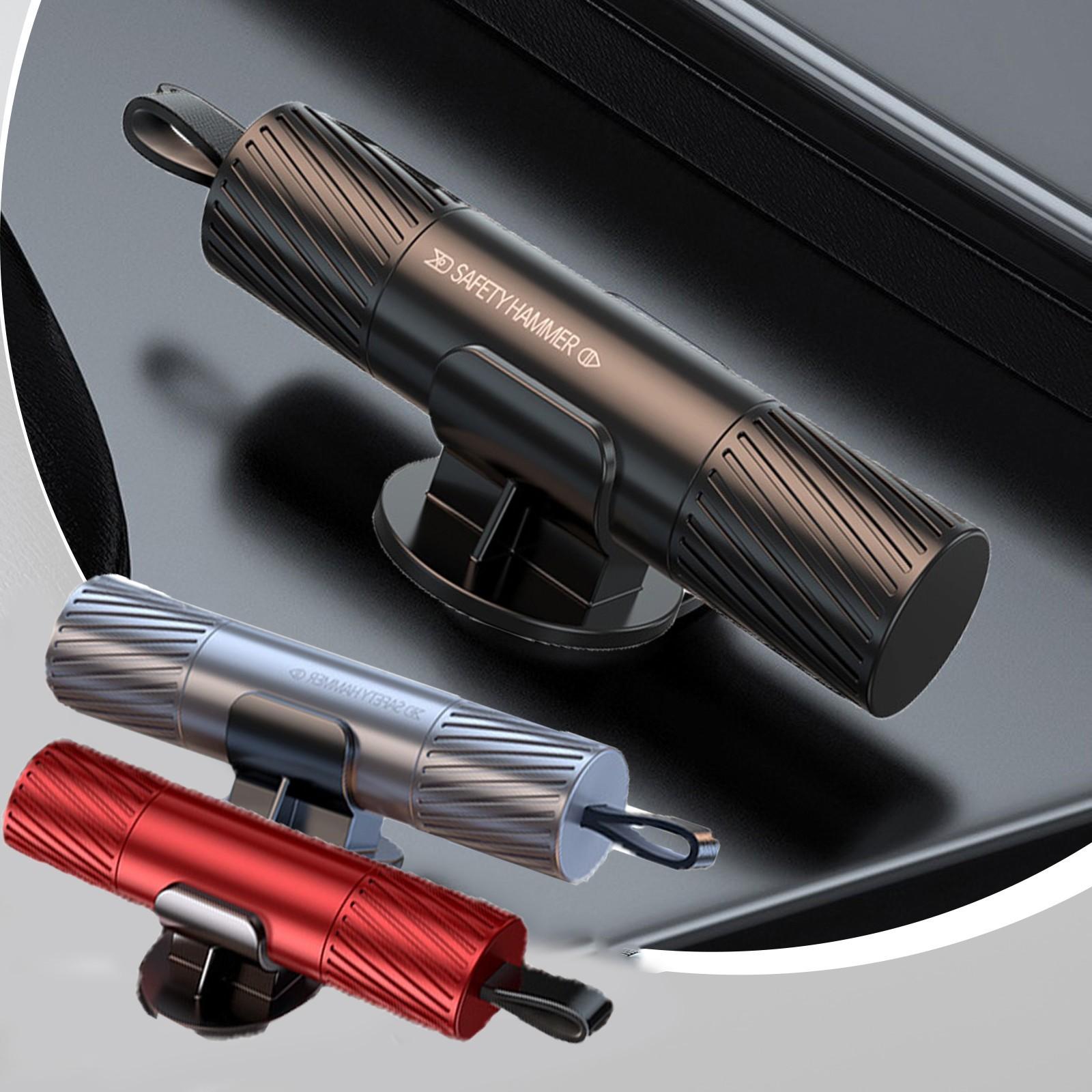 Car Life-saving Safety Hammer Seat Belt Cutter Multi-function Car Window Breaking Press Striker Escape Device One Size чорний
Car Life-saving Safety Hammer Seat Belt Cutter Multi-function Car Window Breaking Press Striker Escape Device One Size чорний