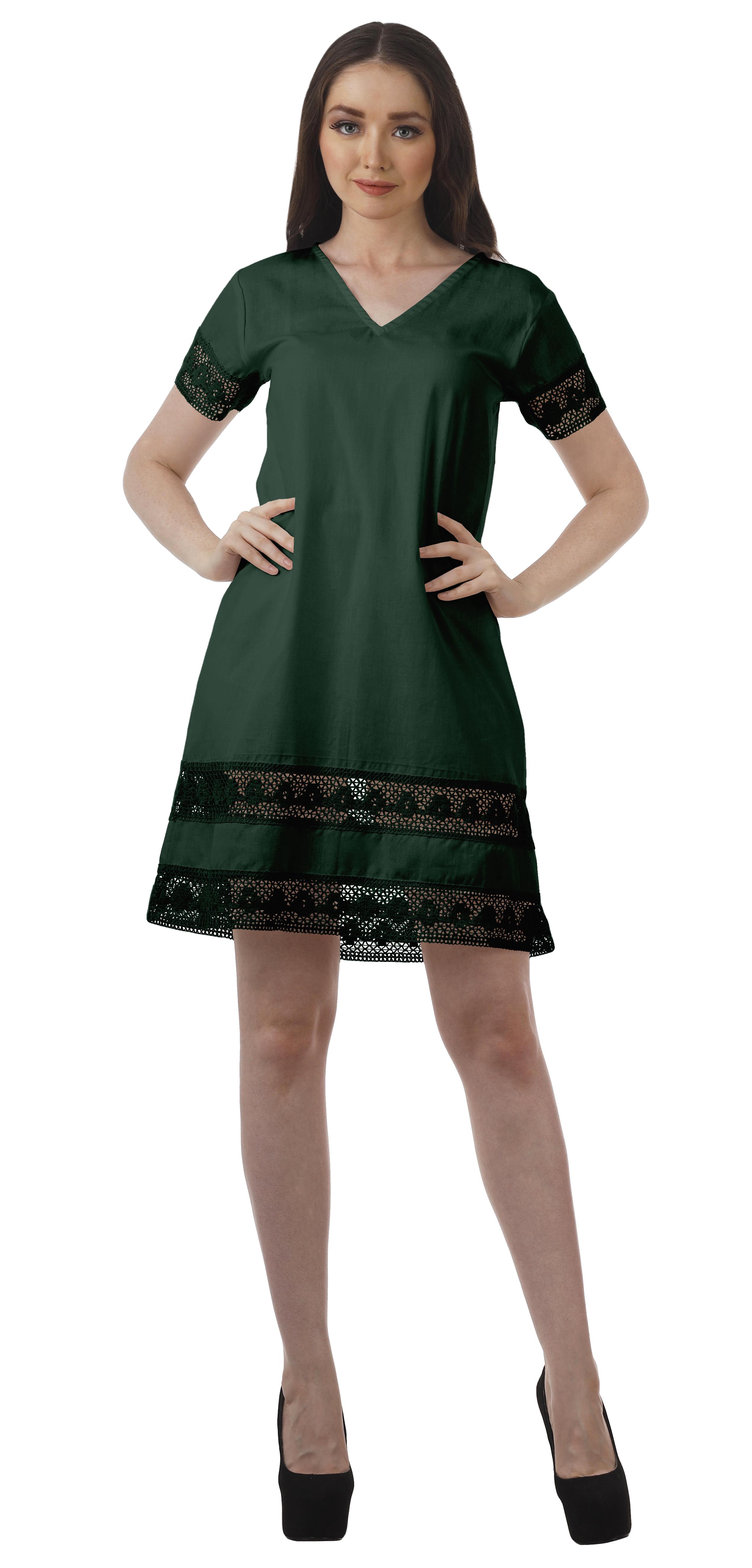 Moomaya Cotton Flex Casual Solid Beach Summer Outfit Womens Cocktail Dresses XS чирок зелений колір
Moomaya Cotton Flex Casual Solid Beach Summer Outfit Womens Cocktail Dresses XS чирок зелений колір