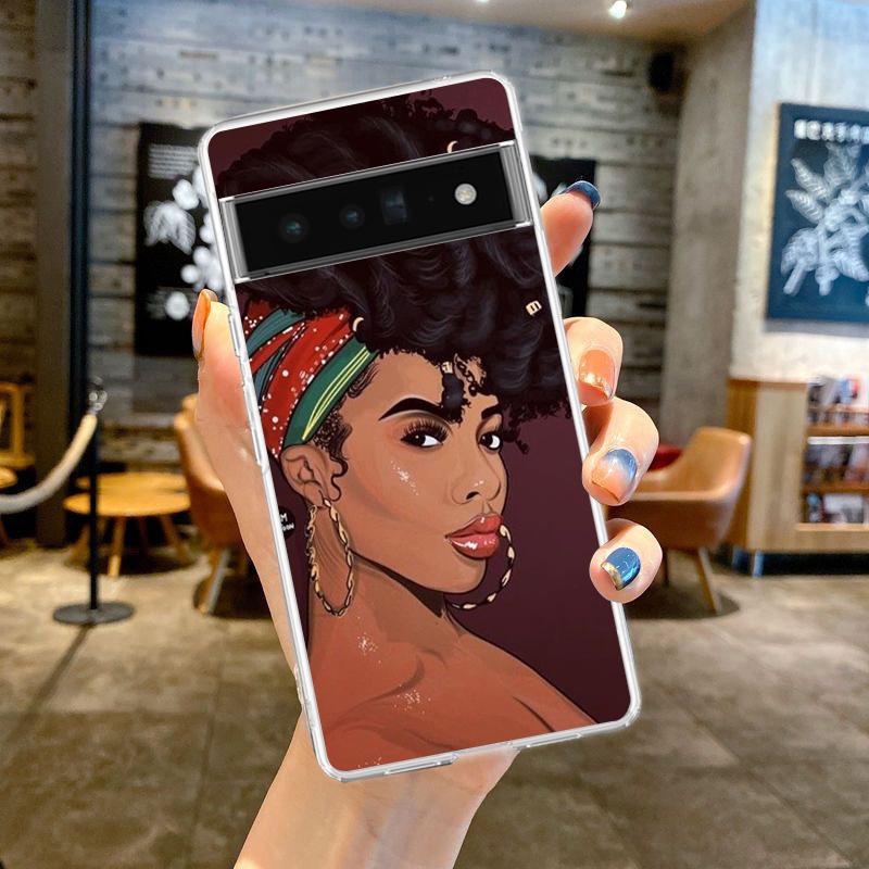Fashion Black Girl Phone Case Cover for Google Pixel 8 7 6 5 4 4XL Shockproof Silicone 7A 6A 5A 4A 3A 3AXLPro Transparent Shell Pixel 4A
Fashion Black Girl Phone Case Cover for Google Pixel 8 7 6 5 4 4XL Shockproof Silicone 7A 6A 5A 4A 3A 3AXLPro Transparent Shell Pixel 4A