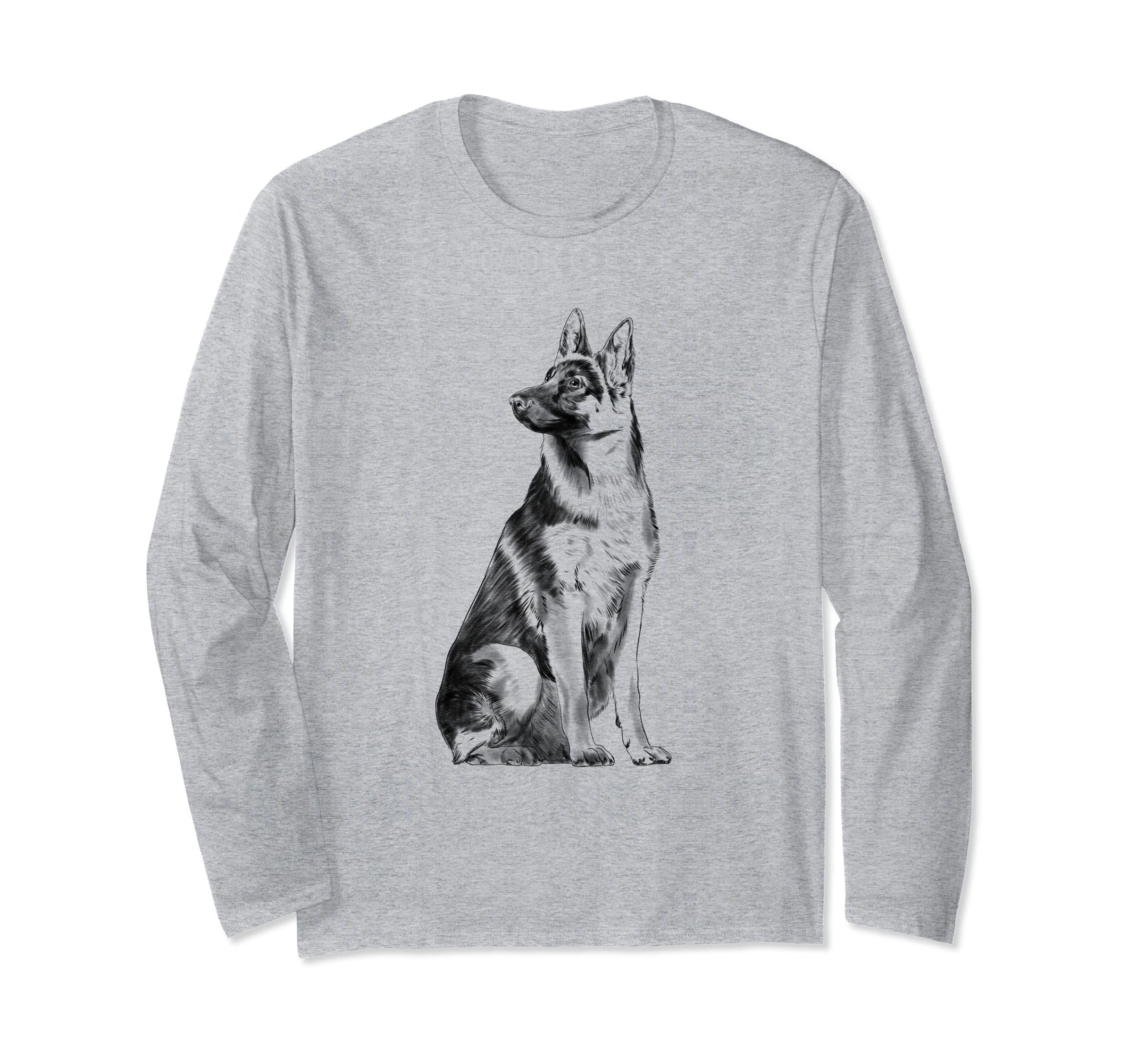 Sitting German Shepherd Dog Long Sleeve T-Shirt
Sitting German Shepherd Dog Long Sleeve T-Shirt