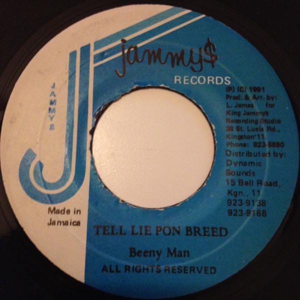 7inch Record BEENIE MAN - Tell Lie Pon Breed NONE Jammy s Records 1991 Jamaica Reggae, Ska & Dub Used
7inch Record BEENIE MAN - Tell Lie Pon Breed NONE Jammy s Records 1991 Jamaica Reggae, Ska & Dub Used