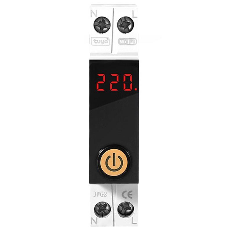 A84E-Kwh Metering Wifi Circuit Breaker Switch Timer Overvoltage And Undervoltage Protector Power-Off Switch 1-63A White A
A84E-Kwh Metering Wifi Circuit Breaker Switch Timer Overvoltage And Undervoltage Protector Power-Off Switch 1-63A White A