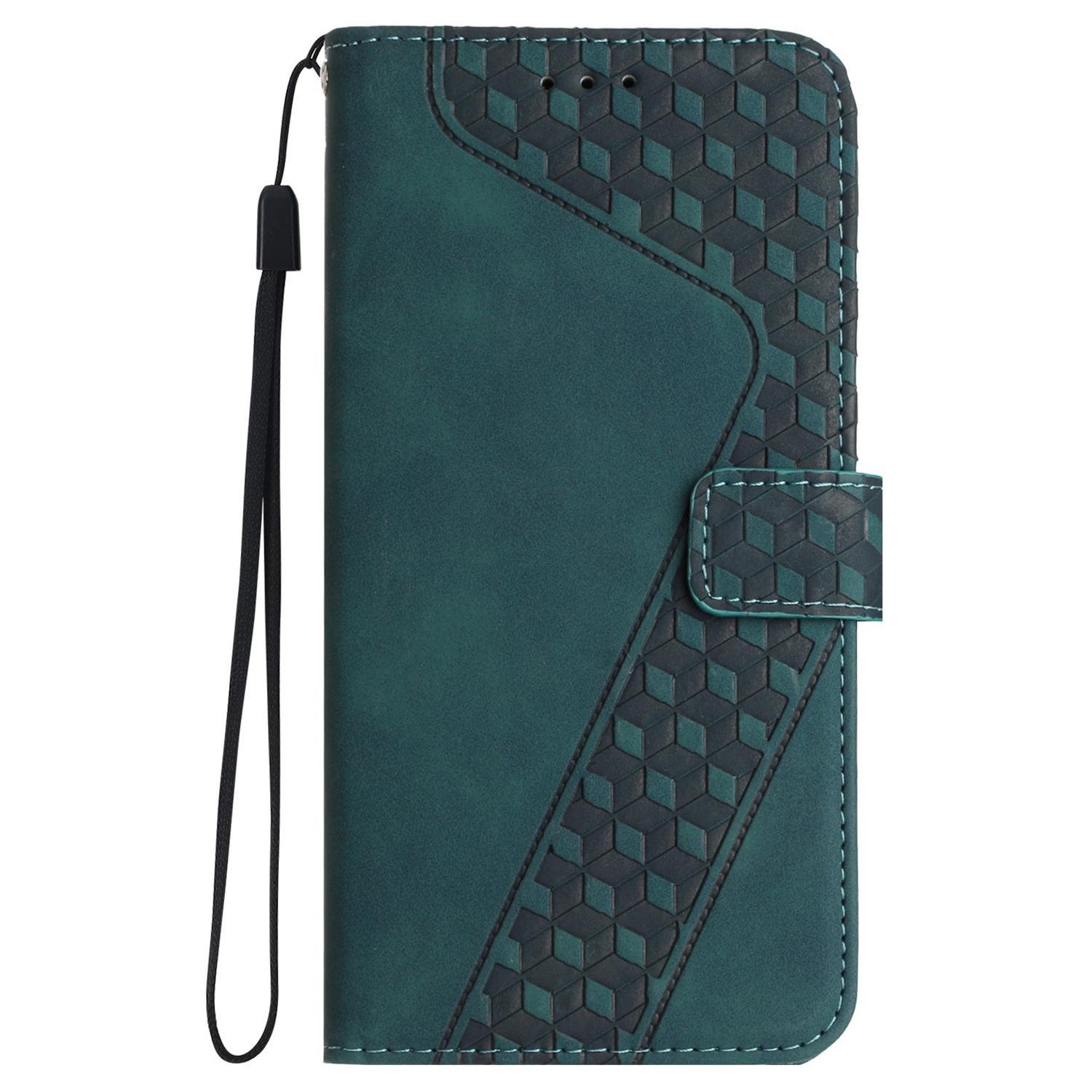 For iPhone 13 Cover PU Leather Phone Case 7-Shape Imprinted Anti-scratch Phone Shell Green
For iPhone 13 Cover PU Leather Phone Case 7-Shape Imprinted Anti-scratch Phone Shell Green