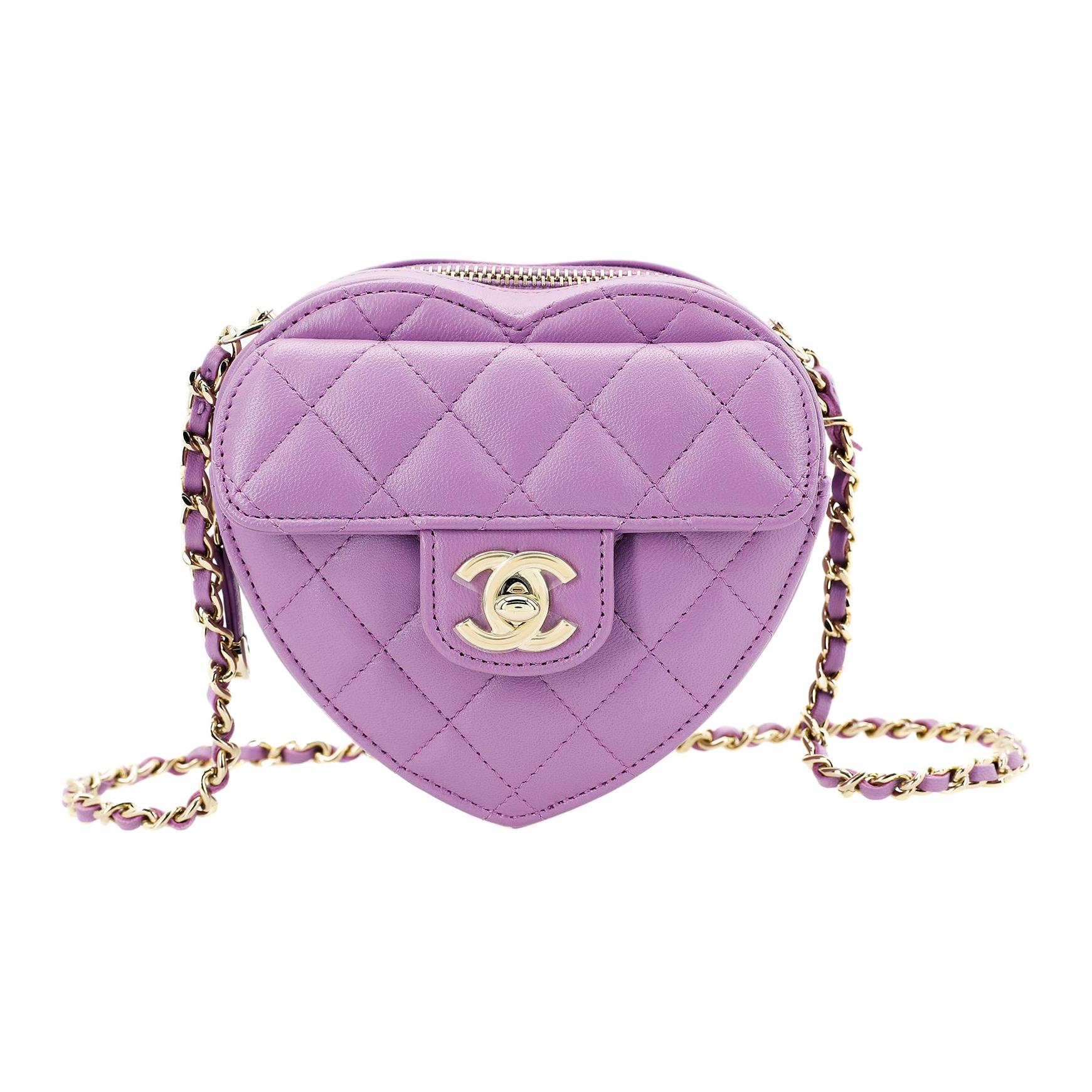 Chanel Heart-Shaped Diamond Pattern Leather Chain Sheepskin Love Bag Messenger Bag Women S Purple Pink Basic+Dust Bag лаванда рожевого кольору
Chanel Heart-Shaped Diamond Pattern Leather Chain Sheepskin Love Bag Messenger Bag Women S Purple Pink Basic+Dust Bag лаванда рожевого кольору
