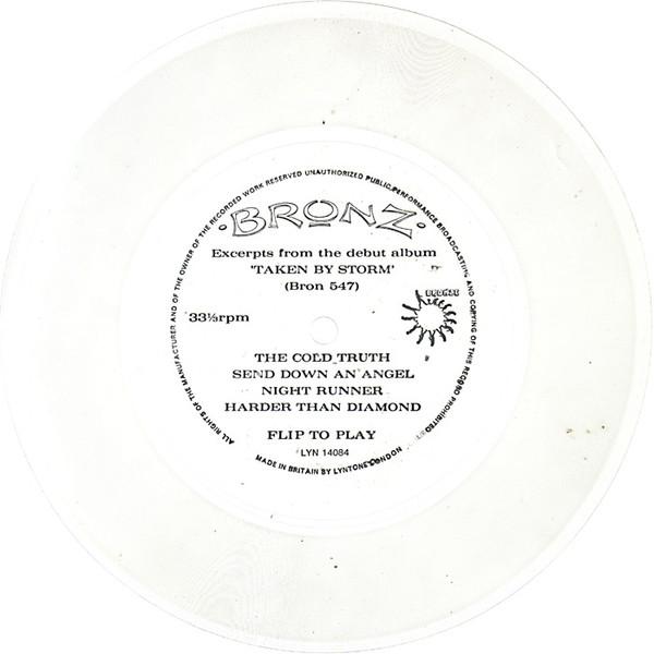 7inch Record BRONZ Excerpts From The Debut Album Take NONE Bronze 1984 UK Rock Used
7inch Record BRONZ Excerpts From The Debut Album Take NONE Bronze 1984 UK Rock Used
