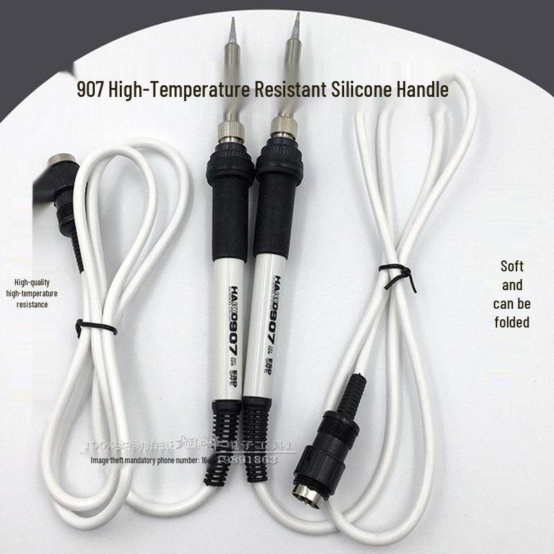 936 High-Temp Resistant Soldering Station with Silicone 907 Handle & 1321 Five-Pin Electric Soldering Iron Core Accessories 907 Handle 5-Hole (1321 Core Ceramic with Groove)
936 High-Temp Resistant Soldering Station with Silicone 907 Handle & 1321 Five-Pin Electric Soldering Iron Core Accessories 907 Handle 5-Hole (1321 Core Ceramic with Groove)
