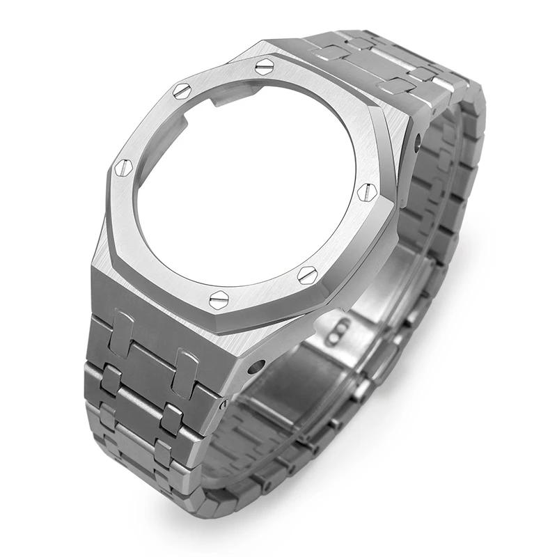 Мод-комплект GM2100 GBM-2100 для Casioak G-SHOCK GM-2100 GBM2100 Корпус з нержавіючої сталі Безель Металевий Ремінець Заміна Мод-комплект для Модифікації For GM2100 GBM-2100 срібний
Мод-комплект GM2100 GBM-2100 для Casioak G-SHOCK GM-2100 GBM2100 Корпус з нержавіючої сталі Безель Металевий Ремінець Заміна Мод-комплект для Модифікації For GM2100 GBM-2100 срібний