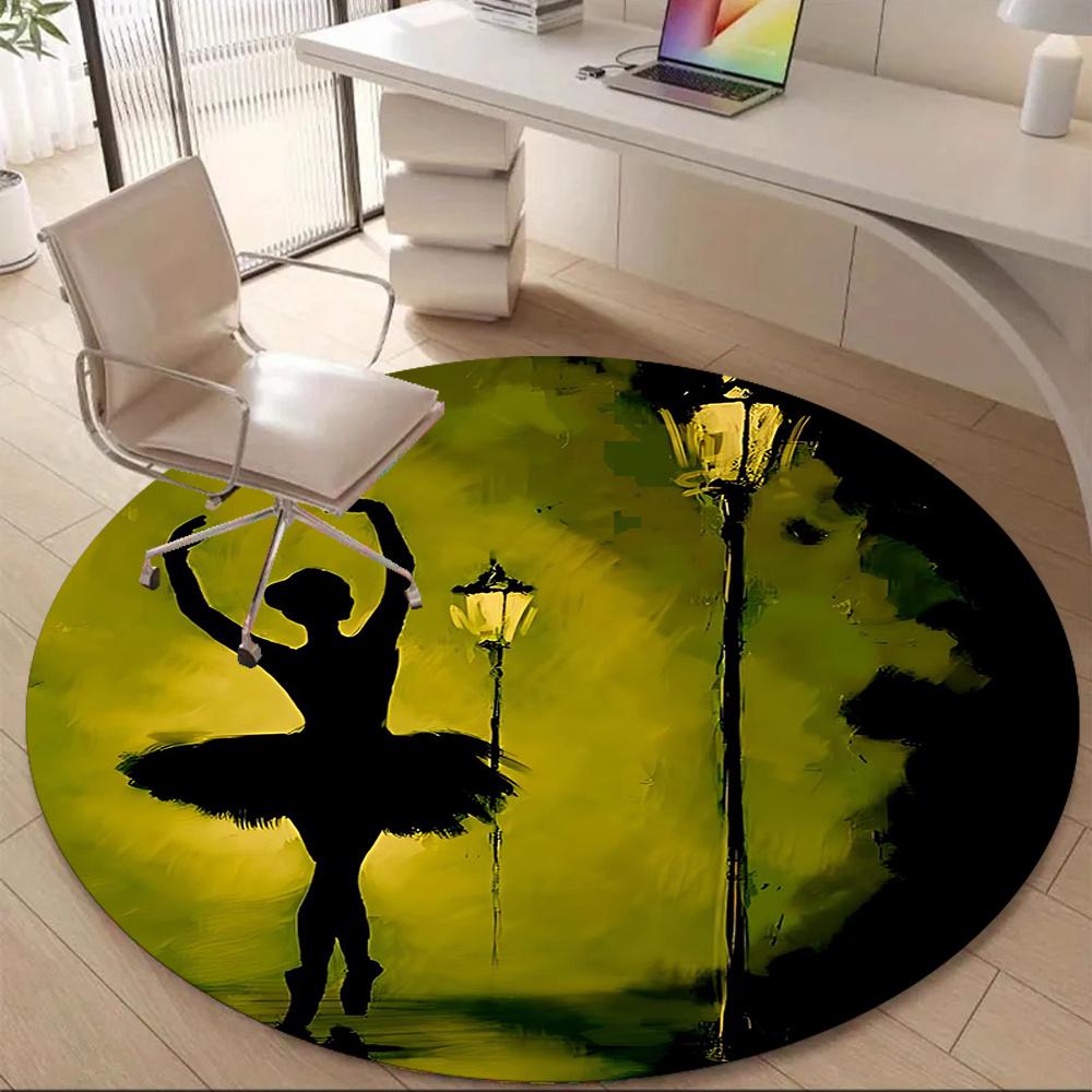 1PC Ballerina Office Round Area Rug, Indoor Mat Suitable ForOffice, Under Office Chairs Bedroom Living Room Home Decor, Room Deco g063 80cm by 80cm
1PC Ballerina Office Round Area Rug, Indoor Mat Suitable ForOffice, Under Office Chairs Bedroom Living Room Home Decor, Room Deco g063 80cm by 80cm