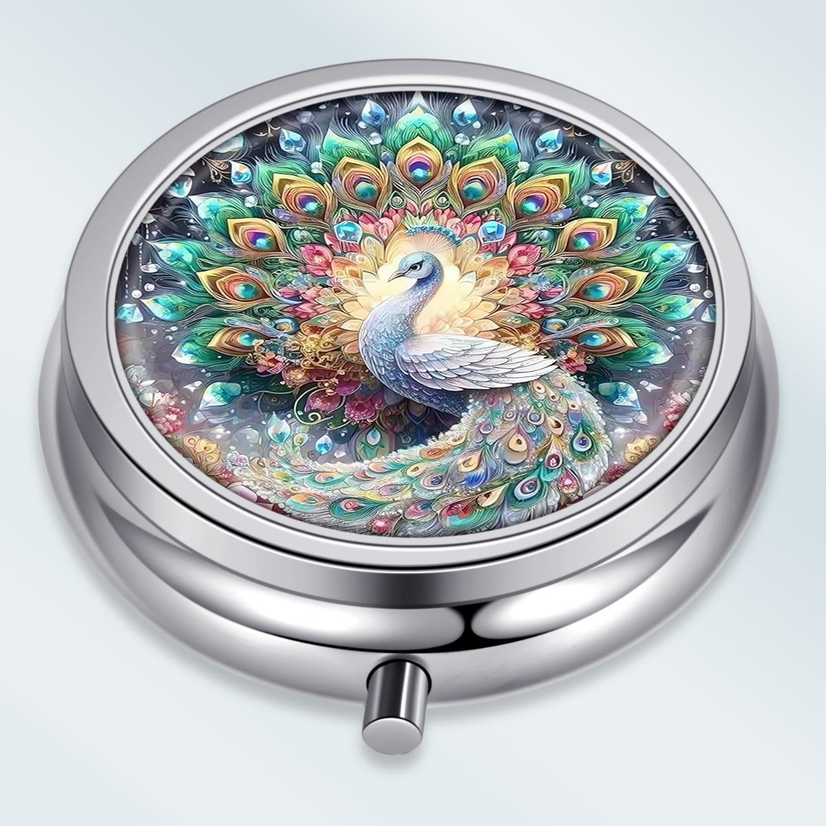 Portable Pill Box with 3 Compartments, Mini Metal Medicine Organizer Case, Cute Printed Pill Container for Vitamins, Pills, Jewelry, Travel, Daily Use разноцветный
Portable Pill Box with 3 Compartments, Mini Metal Medicine Organizer Case, Cute Printed Pill Container for Vitamins, Pills, Jewelry, Travel, Daily Use разноцветный