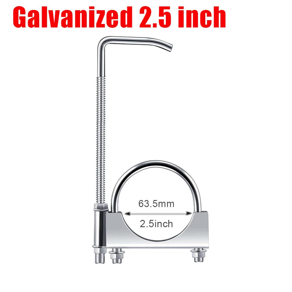 2.5Inch 3Inch Exhaust Pipe Clamp with Hanger Hook Heavy Duty Muffler Hanger Bracket Replacement for Car Truck Van Exhaust System
2.5Inch 3Inch Exhaust Pipe Clamp with Hanger Hook Heavy Duty Muffler Hanger Bracket Replacement for Car Truck Van Exhaust System