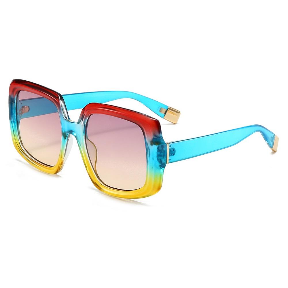 New Colorful Square Sunglasses Women Gradient Frame Men Travel Shades Male Female UV400 Gafas Oculos Retro Brand Designer Luxury as picture
New Colorful Square Sunglasses Women Gradient Frame Men Travel Shades Male Female UV400 Gafas Oculos Retro Brand Designer Luxury as picture