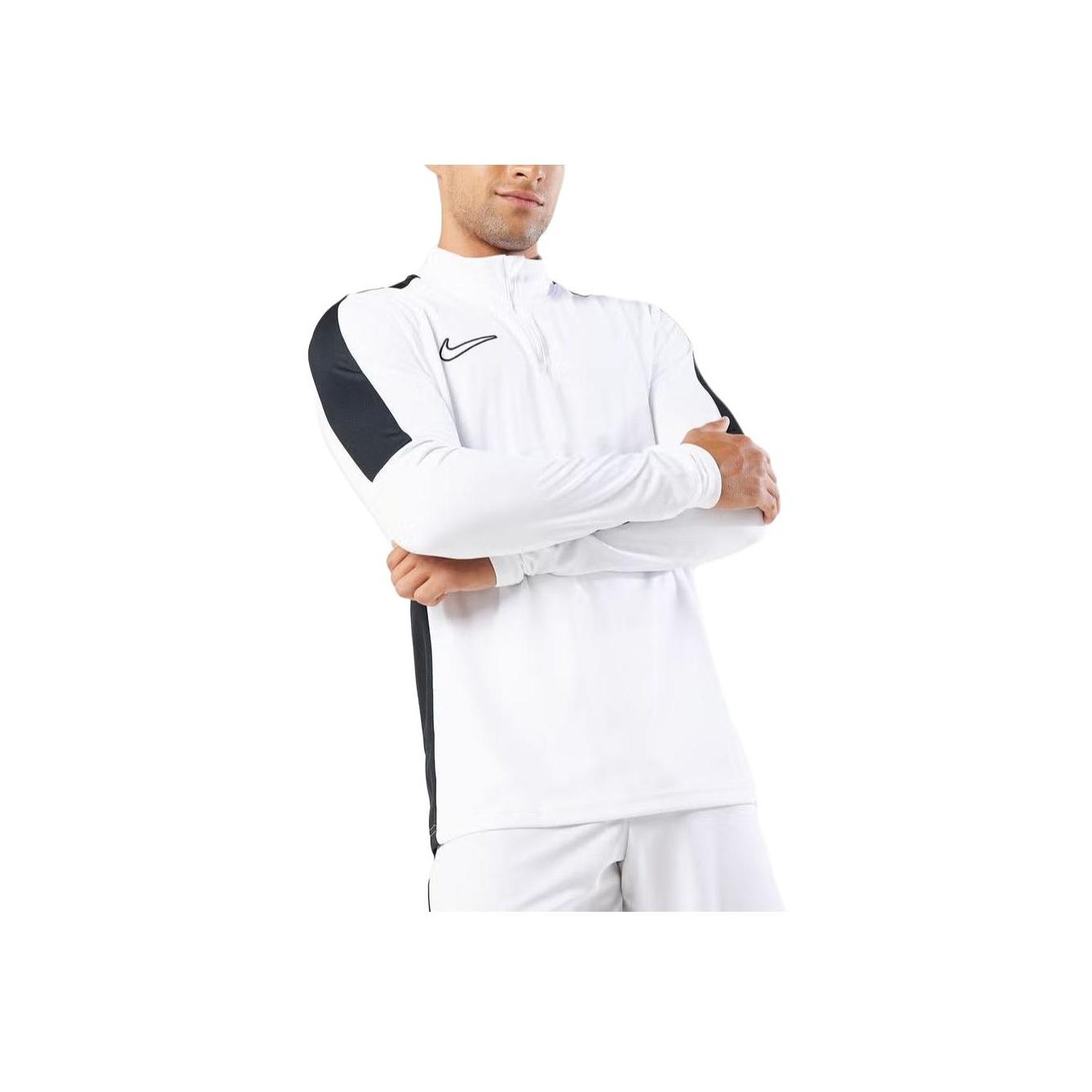 Nike Dri-Fit Academy 23 Solid Color Stand Collar Half-Zip Casual Long Sleeve T-Shirt Men Tops White DR1352-100 S
Nike Dri-Fit Academy 23 Solid Color Stand Collar Half-Zip Casual Long Sleeve T-Shirt Men Tops White DR1352-100 S