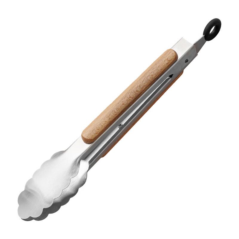 Wooden Handle Stainless Steel Food Tongs Set
Wooden Handle Stainless Steel Food Tongs Set