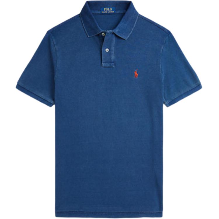 Мужская футболка-поло с вышивкой Polo Ralph Lauren, приталенная, с коротким рукавом, топ, индиго, MNPOKNI1N823237-400 L
Мужская футболка-поло с вышивкой Polo Ralph Lauren, приталенная, с коротким рукавом, топ, индиго, MNPOKNI1N823237-400 L