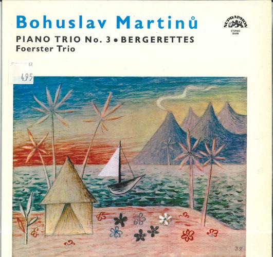 LP Record FOERSTER TRIO Martinu Piano Trio No3 In C Major 50698 SUPRAPHON 1967 Czechoslov Classical Used
LP Record FOERSTER TRIO Martinu Piano Trio No3 In C Major 50698 SUPRAPHON 1967 Czechoslov Classical Used