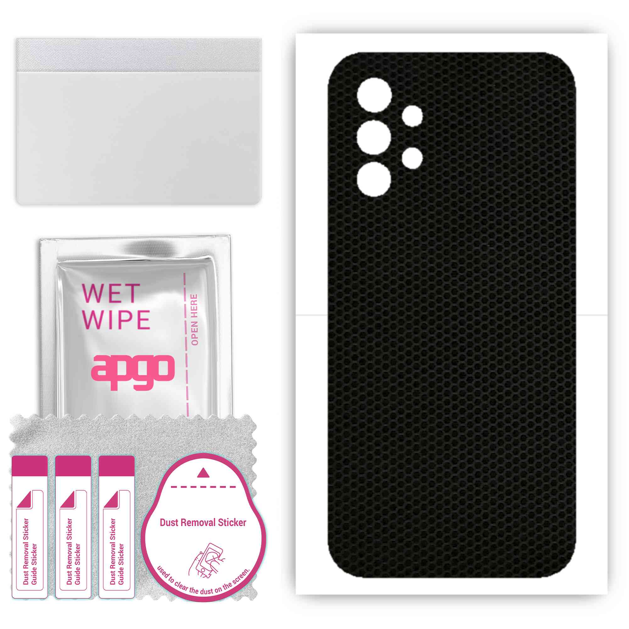 apgo Protective Skin Sticker for the back compatible with Samsung Galaxy A13, Wrap Film, Foil, Vinyl - Pattern Matrix
apgo Protective Skin Sticker for the back compatible with Samsung Galaxy A13, Wrap Film, Foil, Vinyl - Pattern Matrix