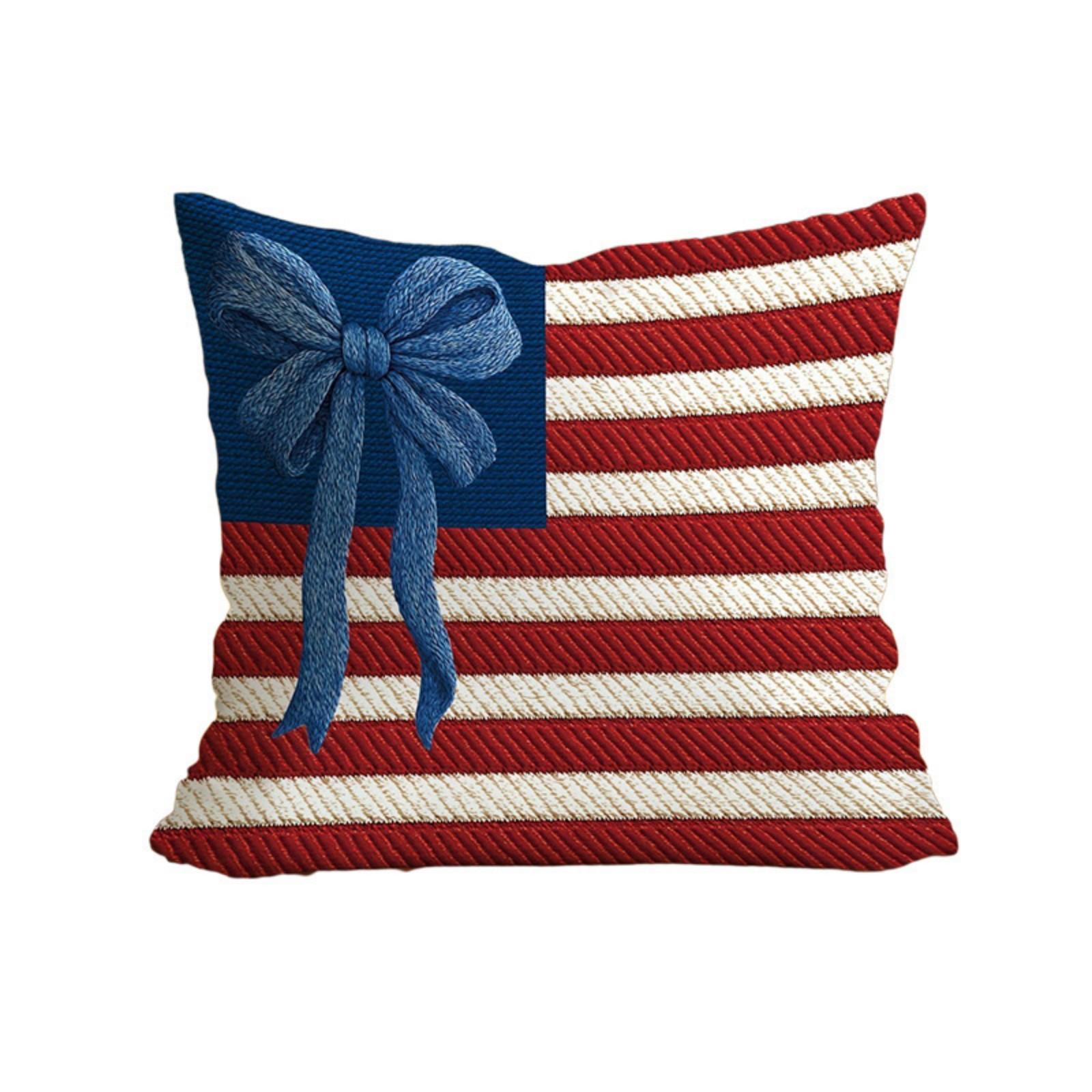 Decorative Pillow Cover with Bow and Striped Pattern for Home Sofa Cushion Case 45x45cm Durable Fabric Square Throw Pillowcase One Size
Decorative Pillow Cover with Bow and Striped Pattern for Home Sofa Cushion Case 45x45cm Durable Fabric Square Throw Pillowcase One Size