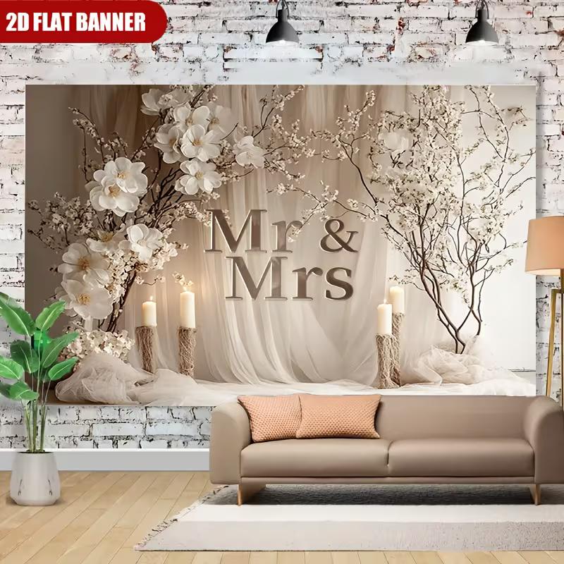 2D Beige Floral Curtain Backdrop for Engagement & Wedding Party Decor 47.2x31.5inch/120*80cm
2D Beige Floral Curtain Backdrop for Engagement & Wedding Party Decor 47.2x31.5inch/120*80cm