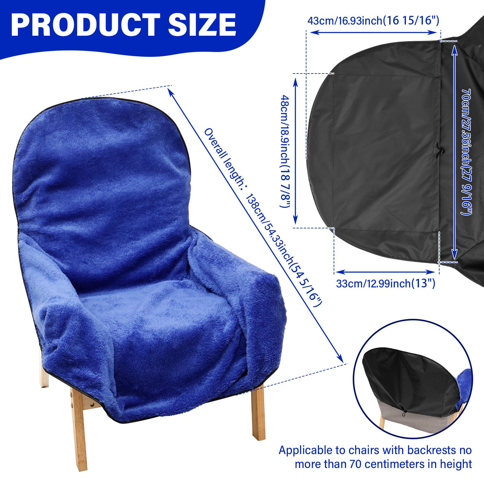 Reversible Seat Blanket Polyester and Waterproof Oxford Fabric Camping Chair Cover with Drawstring Universal Dust Chair Cover
Reversible Seat Blanket Polyester and Waterproof Oxford Fabric Camping Chair Cover with Drawstring Universal Dust Chair Cover
