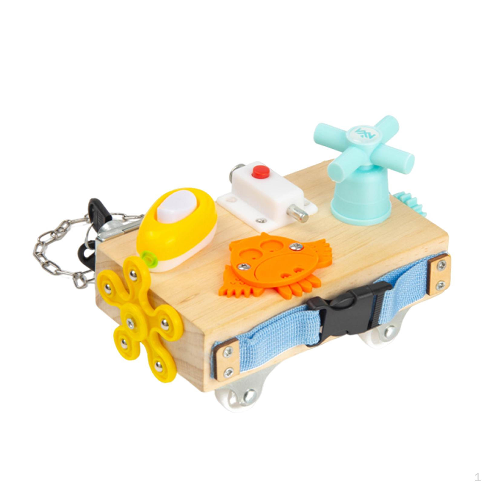 Wooden Busy Board Travel Sensory Toy Fidget Early Educational Multifunctional Activity
Wooden Busy Board Travel Sensory Toy Fidget Early Educational Multifunctional Activity