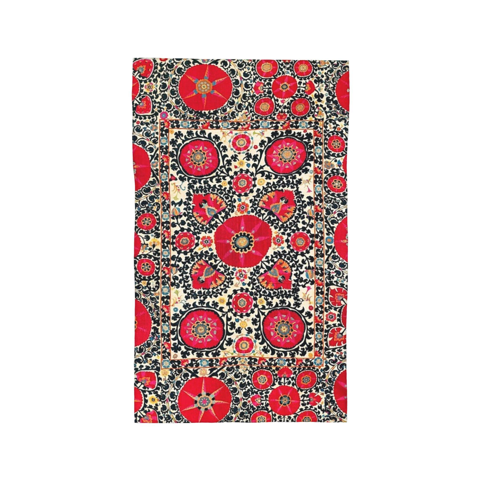 Shakhrisyabz Suzani Uzbek Embroidery Print Soft Face Towel Quick Dry Pool Bath Cotton Towels Absorbent W30*H60(CM)
Shakhrisyabz Suzani Uzbek Embroidery Print Soft Face Towel Quick Dry Pool Bath Cotton Towels Absorbent W30*H60(CM)