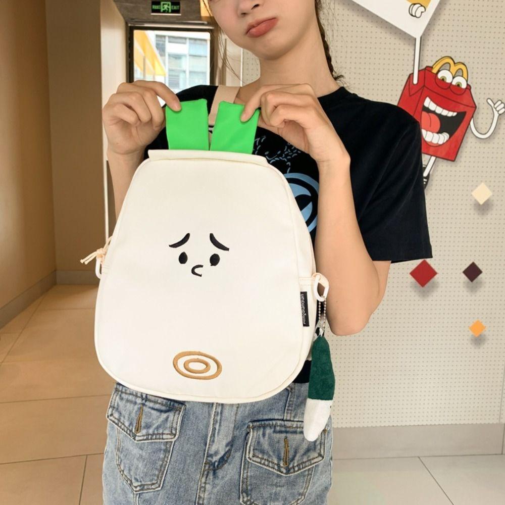 Patchwork Cartoon Vegetable School Bag Nylon Funny Simulated Foods Shoulder Bag Outdoor
Patchwork Cartoon Vegetable School Bag Nylon Funny Simulated Foods Shoulder Bag Outdoor