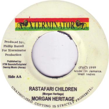 7inch Record MORGAN HERITAGE - Rastafari Children NONE Xterminator 1999 US Reggae, Ska & Dub Used
7inch Record MORGAN HERITAGE - Rastafari Children NONE Xterminator 1999 US Reggae, Ska & Dub Used
