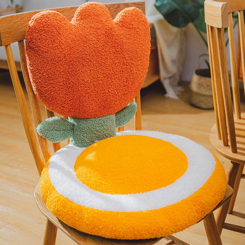 Chair Cushion Office Seats Backrest Cushion Cartoon Shape Seats Cushion Home Decoration Tulip Red 40x40x35cm/15.7x15.7x13.8in
Chair Cushion Office Seats Backrest Cushion Cartoon Shape Seats Cushion Home Decoration Tulip Red 40x40x35cm/15.7x15.7x13.8in