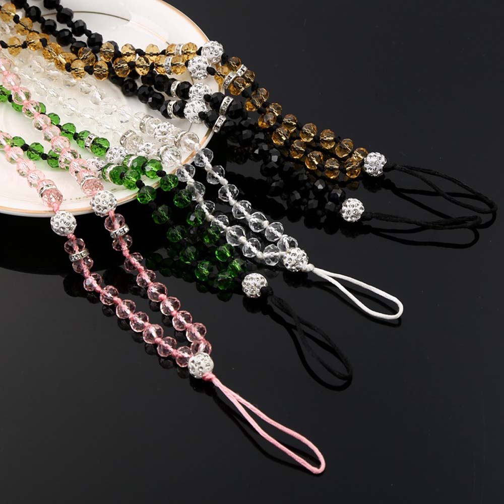 Crystal Hanging Cord Anti-Lost Mobile Phone Lanyard Neck Strap Mobile Phone Strap Beads Chain
Crystal Hanging Cord Anti-Lost Mobile Phone Lanyard Neck Strap Mobile Phone Strap Beads Chain