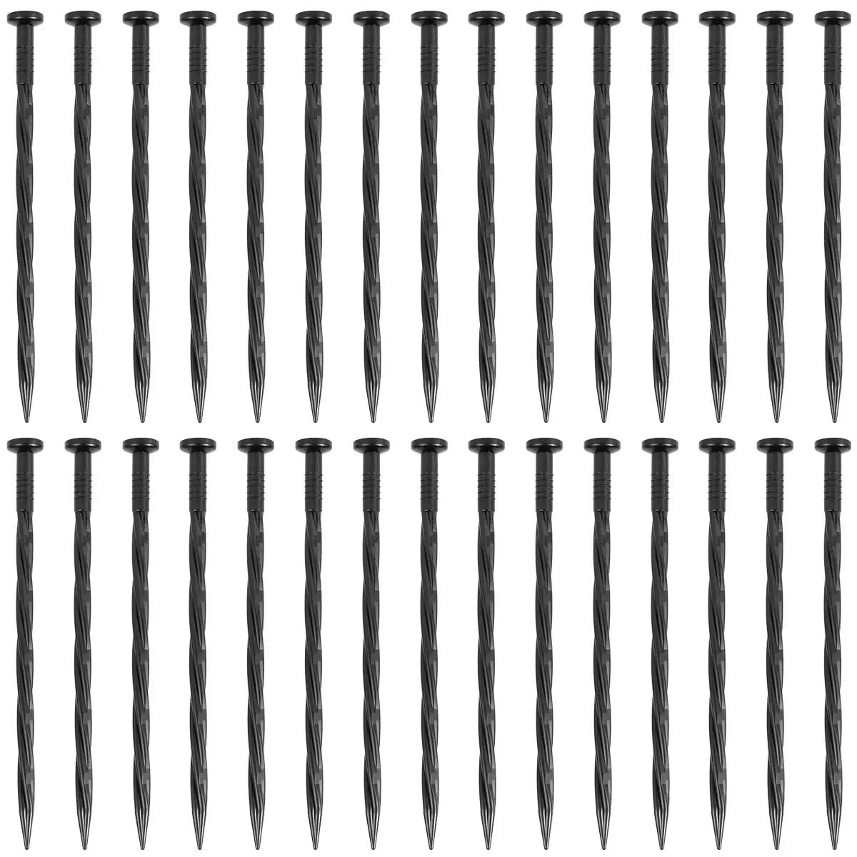 90/30 шт. 8-дюймовые пластиковые шипы для ландшафтного бордюра, анкерные гвозди, спиральные ландшафтные колышки для ограждения от сорняков, тротуарной плитки, ландшафтного бордюра 30pcs чёрный
90/30 шт. 8-дюймовые пластиковые шипы для ландшафтного бордюра, анкерные гвозди, спиральные ландшафтные колышки для ограждения от сорняков, тротуарной плитки, ландшафтного бордюра 30pcs чёрный