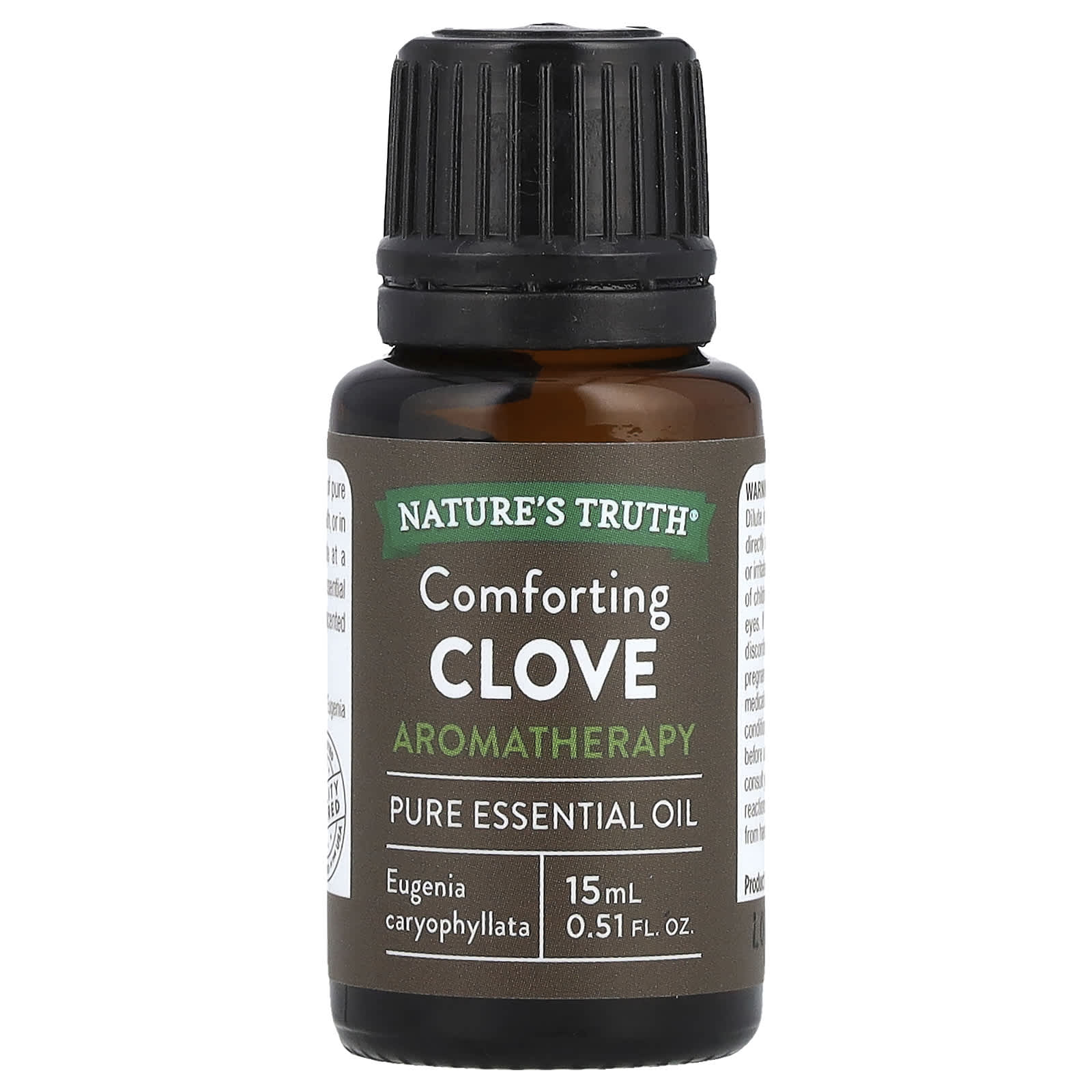 Nature S Truth, Pure Essential Oil, Comforting Clove, 15 Ml (0.51 Fl Oz)
Nature S Truth, Pure Essential Oil, Comforting Clove, 15 Ml (0.51 Fl Oz)